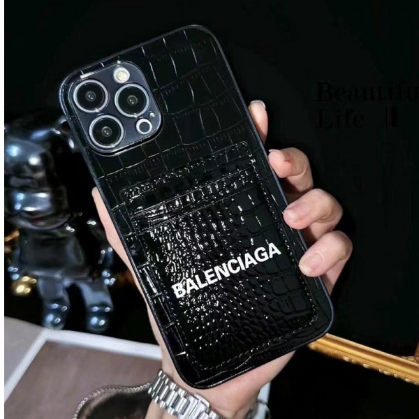 Balenciaga バレンシアガブランドiphone 16 15 plus 16 pro maxケースおしゃれiphone 16  pro max15 14 13 12 ケース 手帳型バッグ型iphone 16/14 pro/15 pro max 16 plus カバー ストラップ付 カード入れセレブ愛用全機種対応ハイブランドケース パロディ