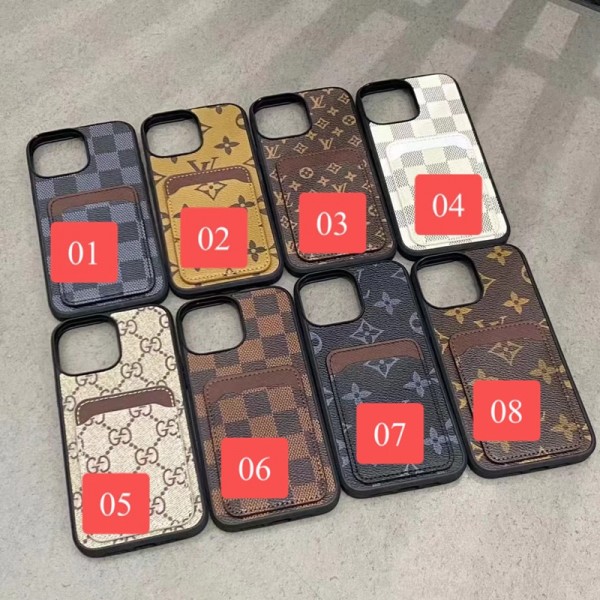 Lv ルイヴィトン Gucci グッチ おしゃれiphone 16  pro max15 14 13 12 ケース 手帳型バッグ型iphone 16/14 pro/15 pro max 16 plus カバー ストラップ付 カード入れiphone16 pro 14 15 16 plusケースカバースタンド付きセレブ愛用全機種対応ハイブランドケース パロディ