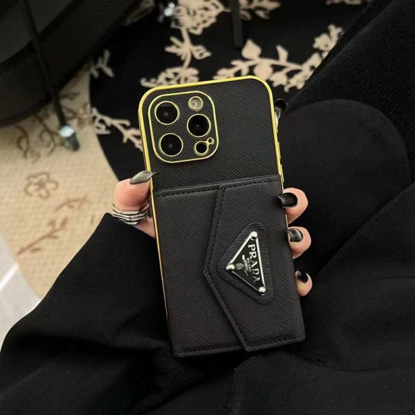 Prada プラダブランドiphone 14 plus 15 pro maxケースおしゃれiphone 15 2023 14 13 12 xr xs 8/7 plusケース 手帳型バッグ型セレブ愛用全機種対応ハイブランドケース パロディiphone14/13 pro max スマホケース コピー