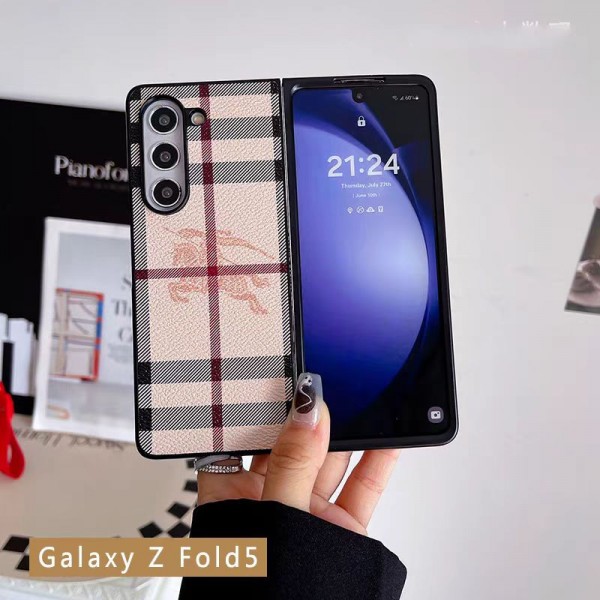 Burberry バーバリーブランドgalaxy z flip6 fold6 ケース折り畳み可ギャラクシー z fold6 5 4 3ケース 革製韓国風セレブ愛用 galaxy z flip6 5 4 3ケース ジャケットスマホケース コピーgalaxy z fold 6 5 4 3スマホケース コピー