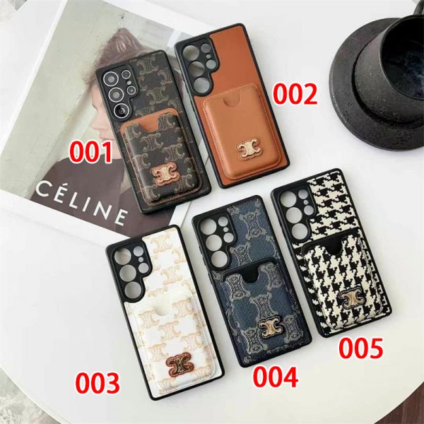 CELINE セリーヌブランドgalaxy s24 s25 ultraケースiphone16 15/14 pro galaxy s24 ultra s24 plusカバー ストラップ付 カード入れ韓国風セレブ愛用 ギャラクシー s24 s23 ultra s25 アイフォン16 15 14 pro maxケース ジャケットスマホケース コピーgalaxy s24 s23 ultra plus s22スマホケース コピー