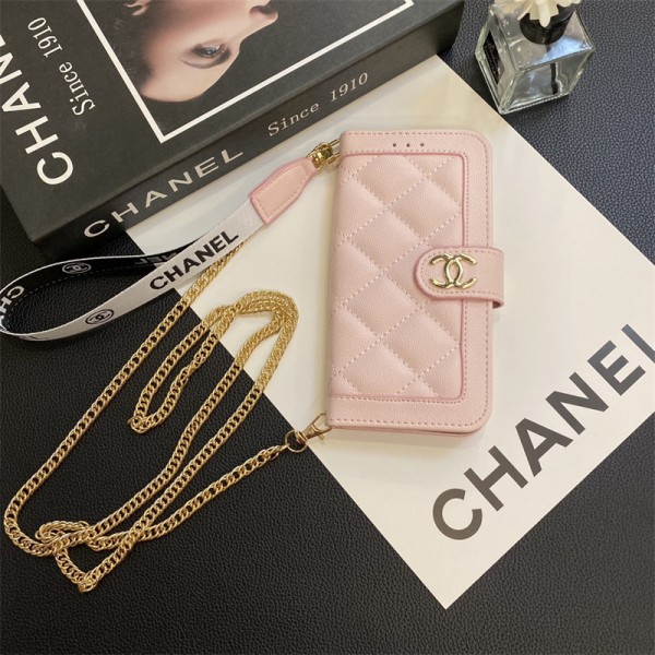 Chanel シャネルiphone 16/14 pro/15 pro max xs/8/7 plusカバー ストラップ付 カード入れiphone 14 15 16 plusケースカバースタンド付きセレブ愛用全機種対応ハイブランドケース パロディiphone16 15 14/13 pro max スマホケース コピー