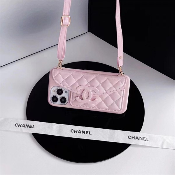 Chanel シャネルブランドiphone 16 14 plus 15 pro maxケースハイブランド アイフォン16 15 14+ 13 pro max レディースメンズ激安iphone 16/14 pro/15 pro max xs/8/7 plusカバー ストラップ付 カード入れセレブ愛用全機種対応ハイブランドケース パロディ