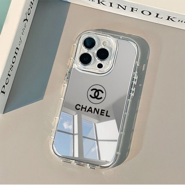 Chanel シャネルiphone 16/14 pro/15 pro max 16 plus カバー 鏡面 iphone16 pro 14 15 16 plusケースカバースタンド付き韓国風セレブ愛用 iphone 16 15 アイフォン16 15 14 13pro maxケース ジャケットスマホケース コピーセレブ愛用全機種対応ハイブランドケース パロディ