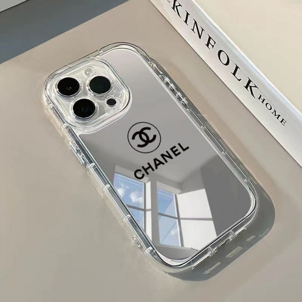 Chanel シャネルiphone 16/14 pro/15 pro max 16 plus カバー 鏡面 iphone16 pro 14 15 16 plusケースカバースタンド付き韓国風セレブ愛用 iphone 16 15 アイフォン16 15 14 13pro maxケース ジャケットスマホケース コピーセレブ愛用全機種対応ハイブランドケース パロディ