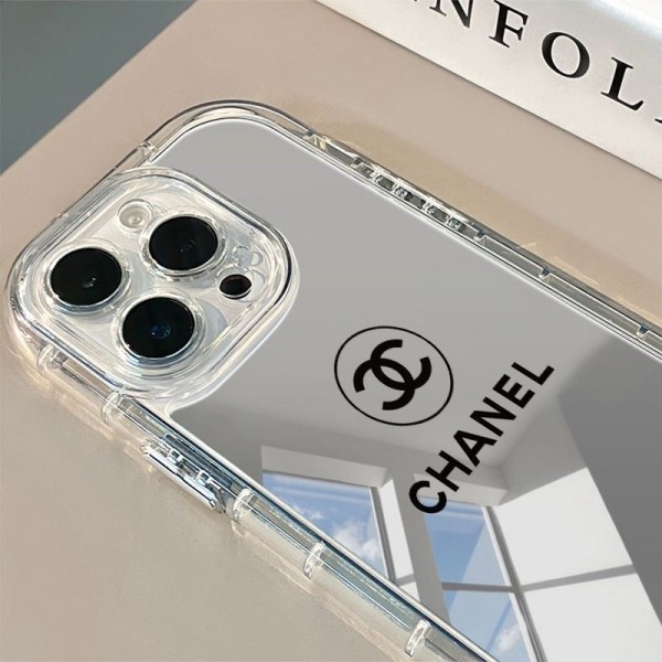 Chanel シャネルiphone 16/14 pro/15 pro max 16 plus カバー 鏡面 iphone16 pro 14 15 16 plusケースカバースタンド付き韓国風セレブ愛用 iphone 16 15 アイフォン16 15 14 13pro maxケース ジャケットスマホケース コピーセレブ愛用全機種対応ハイブランドケース パロディ