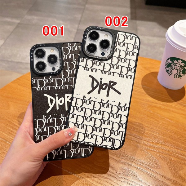 Dior ディオールブランドiphone 16 14 plus 15 pro maxケースiphone 16/14 pro/15 pro max xs/8/7 plusカバー ストラップ付 カード入れセレブ愛用全機種対応ハイブランドケース パロディiphone16 15 14/13 pro max スマホケース コピー