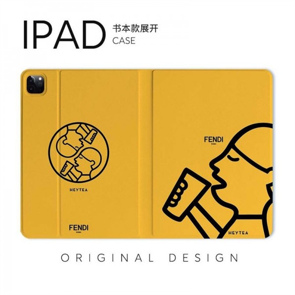 Fendi フェンデイIpad Air6/5/4 Ipad Mini7/6/5/4/3カバー手帳型アイパッド air 第6世代 11インチ 13インチ pro 11インチ 12.9インチカバー手帳型 IPadミニ7/6/5/4ケースカバー ブランドipad air 6 5 パロディメンズ レディースアイパッドエア1/2/3/4/5/6 11インチ 13インチ ケース