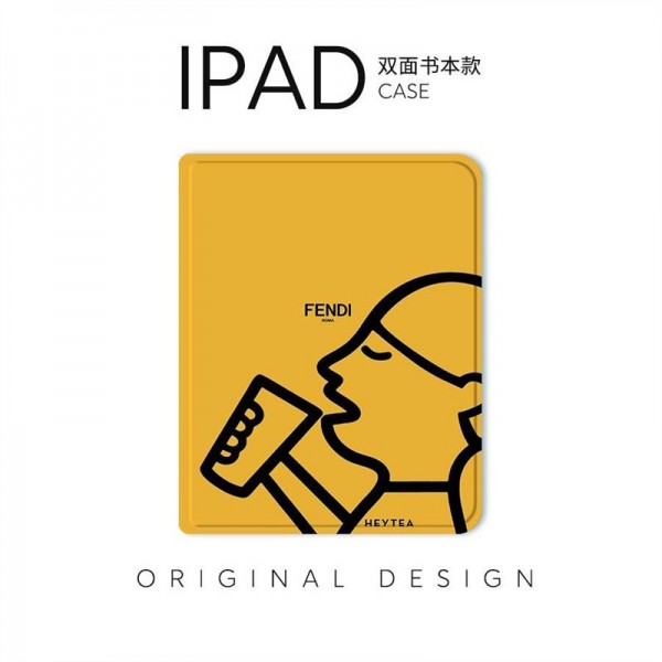 Fendi フェンデイIpad Air6/5/4 Ipad Mini7/6/5/4/3カバー手帳型アイパッド air 第6世代 11インチ 13インチ pro 11インチ 12.9インチカバー手帳型 IPadミニ7/6/5/4ケースカバー ブランドipad air 6 5 パロディメンズ レディースアイパッドエア1/2/3/4/5/6 11インチ 13インチ ケース