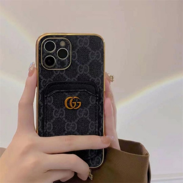 Gucci グッチハイブランド アイフォン16 plus15 14+ 16 pro max レディースメンズ激安おしゃれiphone 16  pro max15 14 13 12 ケース 手帳型バッグ型iphone 16/14 pro/15 pro max 16 plus カバー ストラップ付 カード入れiphone16 pro 14 15 16 plusケースカバースタンド付き