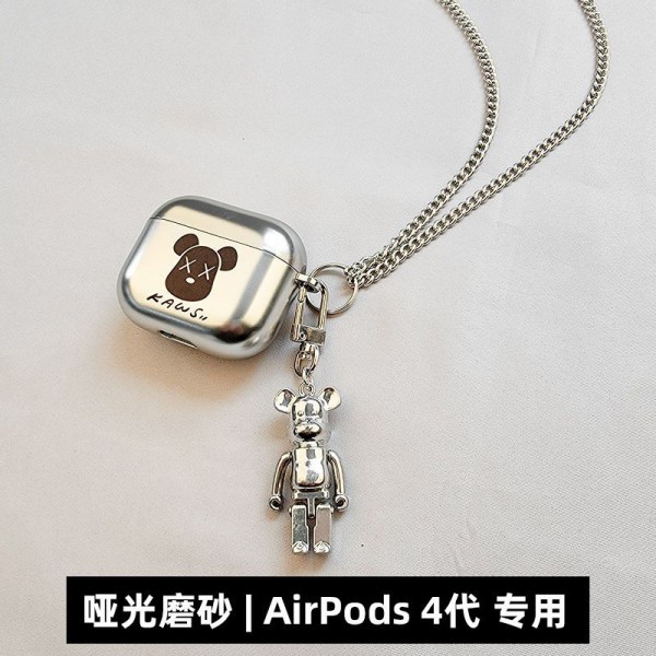 Kaws カウズ ハイブランド  AirPods4 3 pro3 2ケースストラップ airpods4カバー 耐衝撃 エアーポッズ4プロ2ケース 激安 ブランド エアーポッズ4 プロ2 3/2/1ケースブランド AirPods 4/3 Pro2/proケース メンズレディーズ