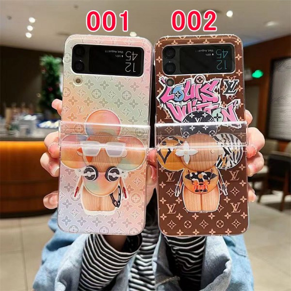 Lv ルイヴィトンブランドgalaxy z flip 5 4 fold5 2023ケース折り畳み可ギャラクシー z fold5 4 3ケース 革製galaxy fold5 4 3 2ケースカバースタンド付きgalaxy z fold 5 4 3スマホケース コピー