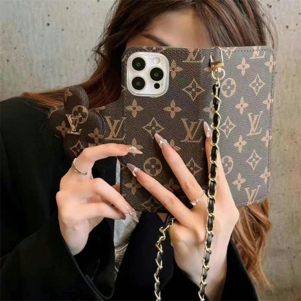 Lv ルイヴィトンブランドiphone 16 15 plus 16 pro maxケースiphone 16/14 pro/15 pro max 16 plus カバー ストラップ付 カード入れセレブ愛用全機種対応ハイブランドケース パロディiphone16 15 14/13 pro max スマホケース コピー