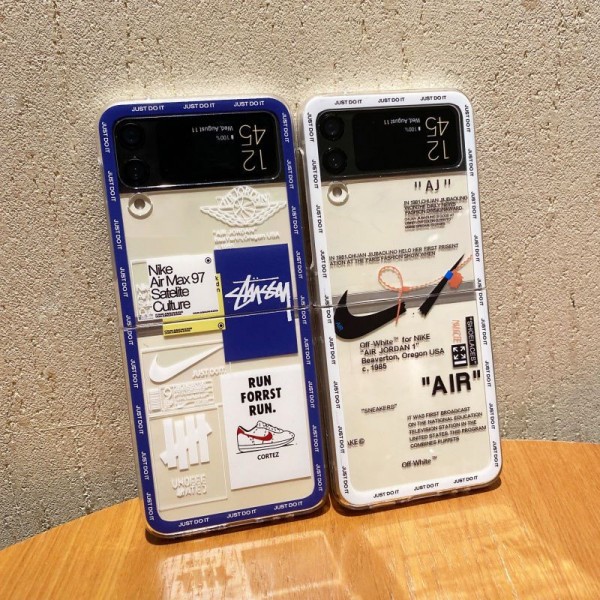 Nike ナイキ折り畳み可ギャラクシー z fold6 5 4 3ケース 革製韓国風セレブ愛用 galaxy z flip6 5 4 3ケース ジャケットスマホケース コピーセレブ愛用全機種対応ハイブランドケース パロディgalaxy z fold 6 5 4 3スマホケース コピー