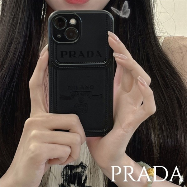 Prada プラダブランドiphone 16 14 plus 15 pro maxケースおしゃれiphone 16 15 2023 14 13 12 xr xs 8/7 plusケース 手帳型バッグ型iphone 16/14 pro/15 pro max xs/8/7 plusカバー ストラップ付 カード入れセレブ愛用全機種対応ハイブランドケース パロディ