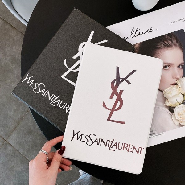 Ysl イブサンローランIpad Air6/5/4 Ipad Mini7/6/5/4/3カバー手帳型アイパッド air 第6世代 11インチ 13インチ pro 11インチ 12.9インチカバー手帳型 IPadミニ7/6/5/4ケースカバー ブランドipad air 6 5 パロディメンズ レディースアイパッドエア1/2/3/4/5/6 11インチ 13インチ ケース