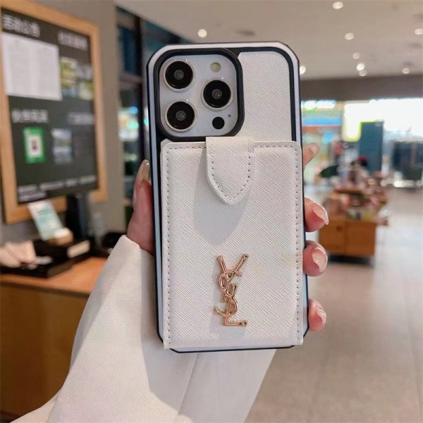 Ysl イブサンローラン ブランドiphone 16 15 plus 16 pro maxケース おしゃれ iphone 16  pro max15 14 13 12 ケース 手帳型バッグ型iphone 16/14 pro/15 pro max 16 plus カバー ストラップ付 カード入れiphone16 15 14/13 pro max スマホケース コピー