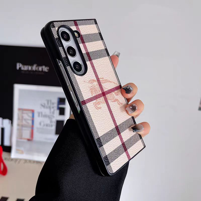 Burberry バーバリーハイブランド サムソン galaxy z flip6 fold6 カバーケースレディースメンズ激安galaxy fold6 5 4 3 2ケース