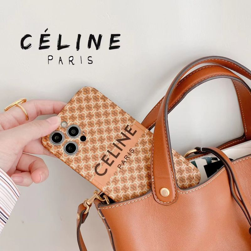 CELINE セリーヌおしゃれiphone 16 15 2023 14 13 12 xr xs 8/7 plusケース 手帳型バッグ型韓国風