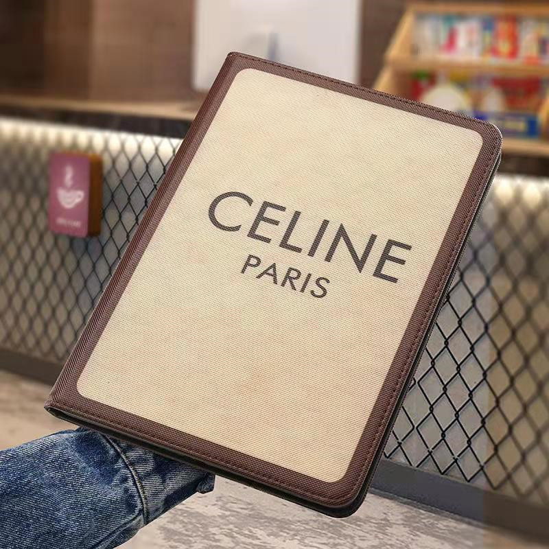 CELINE セリーヌブランドIpad  11th10th 2024ケースIpad Air6/5/4 Ipad Mini7/6/5/4/3カバー手帳型