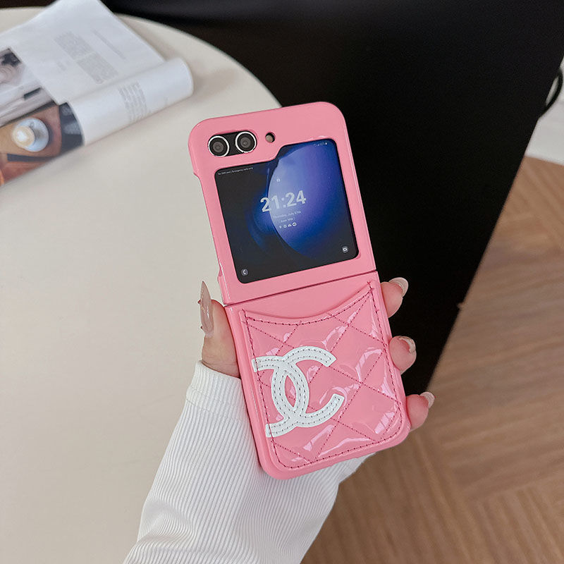 Chanel シャネルブランドgalaxy z flip6 fold6 2024ケース折り畳み可ギャラクシー z flip6 5 4 3ケース 革製韓国風セレブ愛用