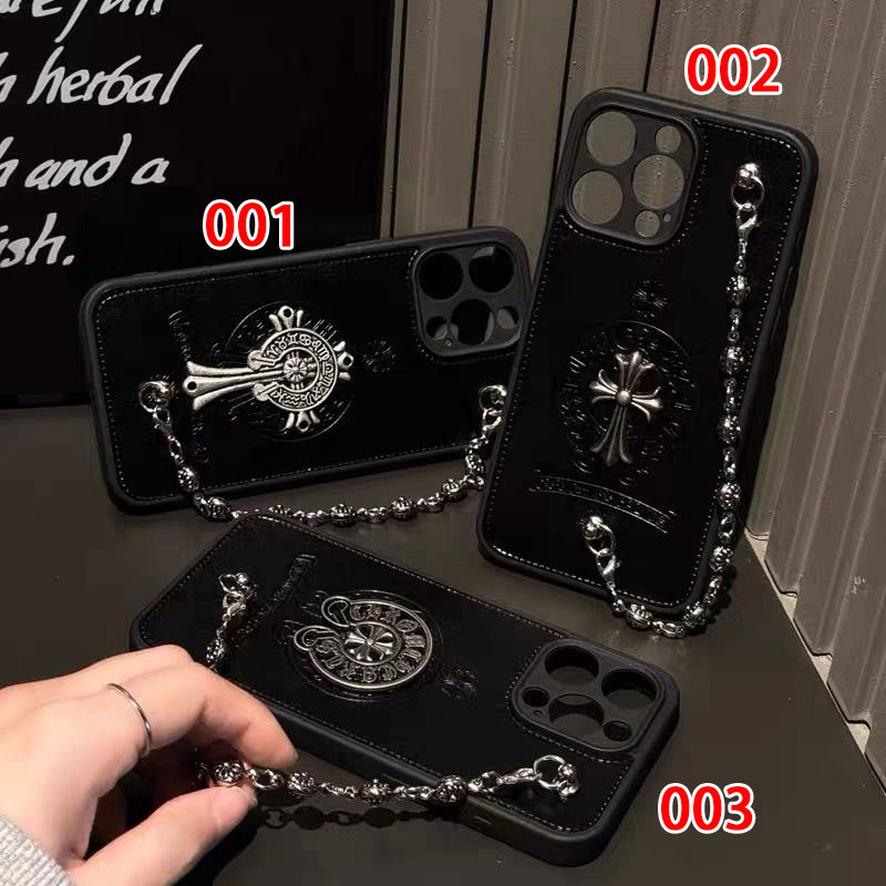 Chrome Hearts iphone 16/14 pro/15 pro max 16 plus カバー