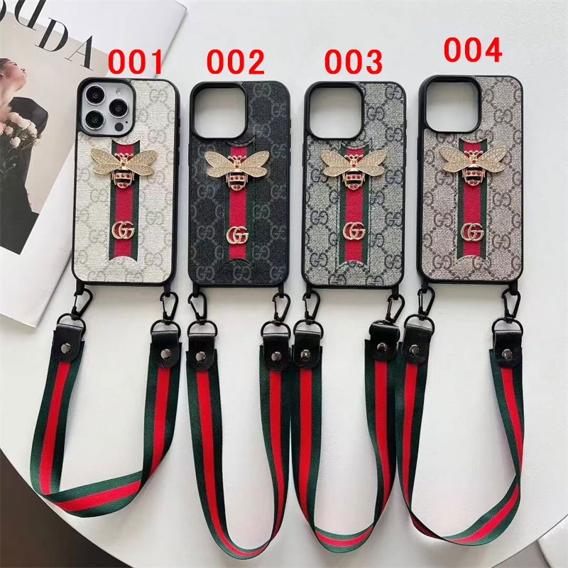 Gucci グッチブランドiphone 16 15 plus 16 pro maxケース韓国風セレブ愛用