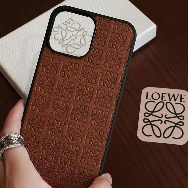 LOEWE ロエベ iphone 16  pro max15 14 13 12 ケース アイフォン16 15 14 13pro maxケース