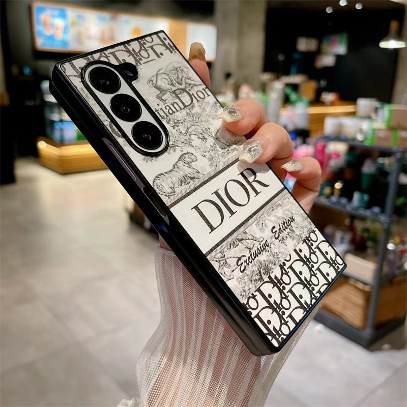 Lv ルイヴィトン ディオール Dior ハイブランド サムソン galaxy z flip6 fold6カバーケースレディースメンズ激安折り畳み可ギャラクシー z fold6 5 4 3ケース