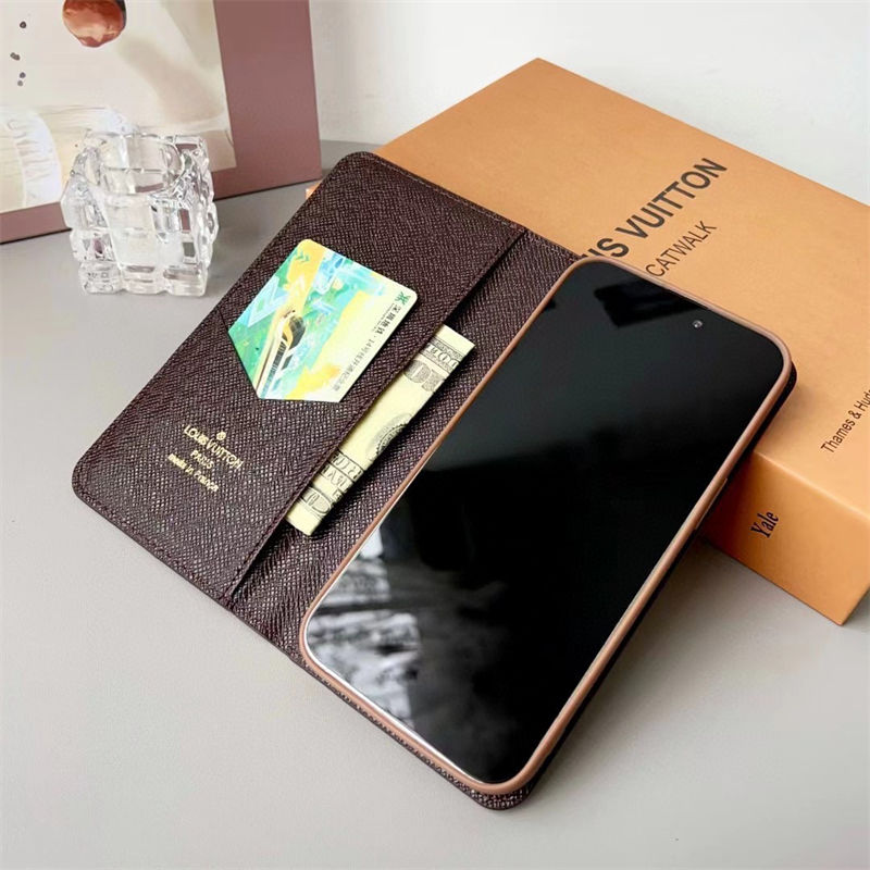 Lv ルイヴィトンブランドiphone 16 15 plus 16 pro maxケースiphone 16/14 pro/15 pro max 16 plus カバー 革製