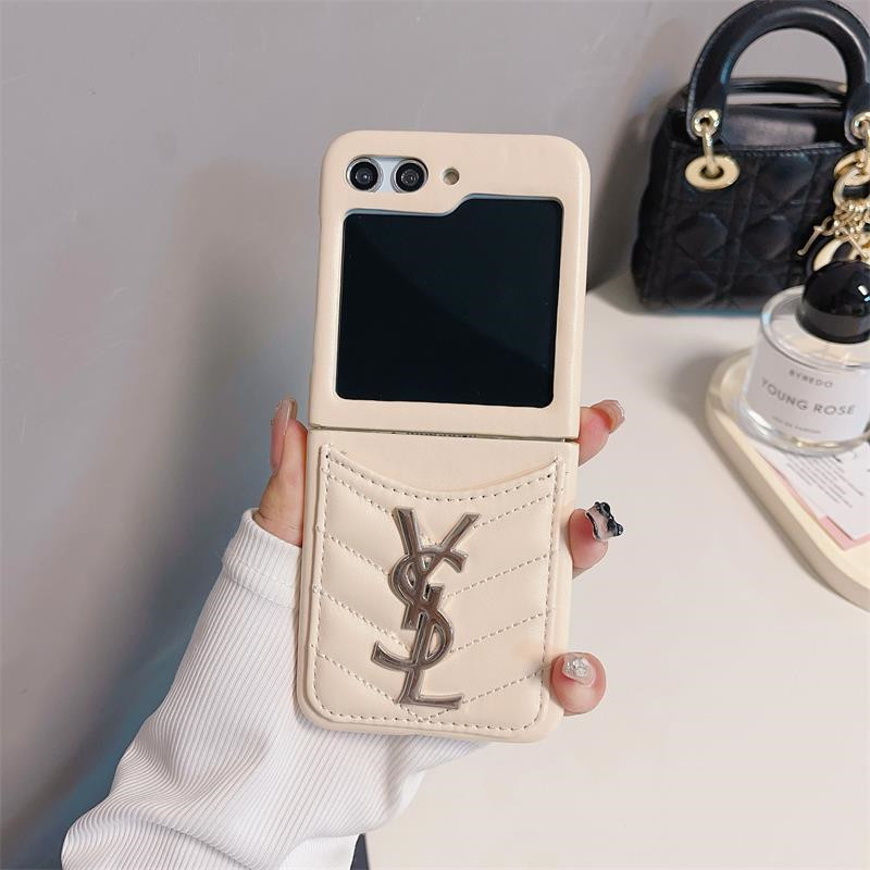 Ysl イブサンローランブランドgalaxy z flip 6 5 4 fold5 6 2024ケースハイブランド サムソン galaxy z flip 1/2/3/4/5 6 fold6 5 4 3 カバー