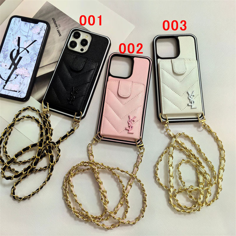 Ysl イブサンローランブランドIphone 16 14 Plus 15 Pro Maxケース韓国風セレブ愛用 Iphone 16 15 アイフォン 15 14 13pro Maxケース